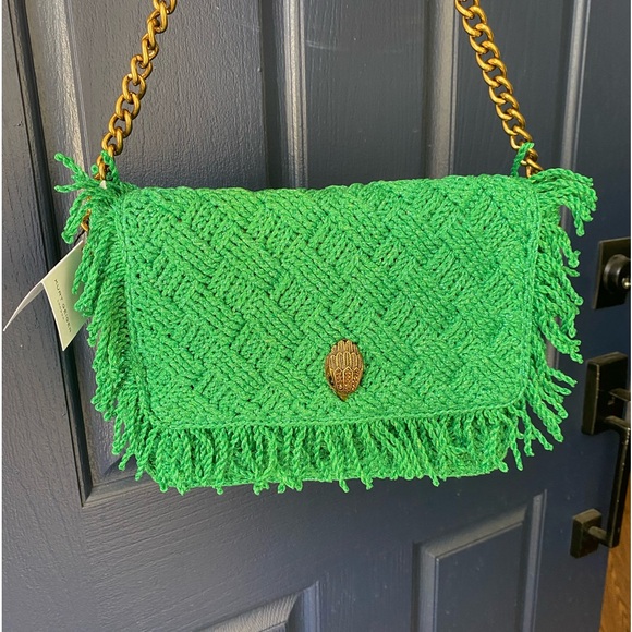 NWT‎ Kurt Geiger Crochet Kensington Shoulder Bag - Picture 10 of 11